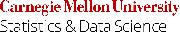 Carnegie Mellon University Department of Statistics & Data Science Logo